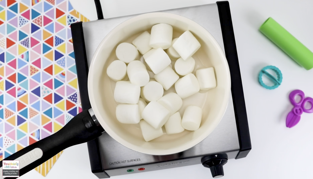marshmallows for play dough